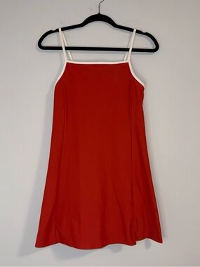Old Navy Active PowerSoft Cami Go-Dry Cherry Tomato Red Mini Dress Sz S